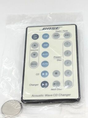 Bose Acoustic Wave CD Changer Remote Control OEM New Sealed AUX AM FM